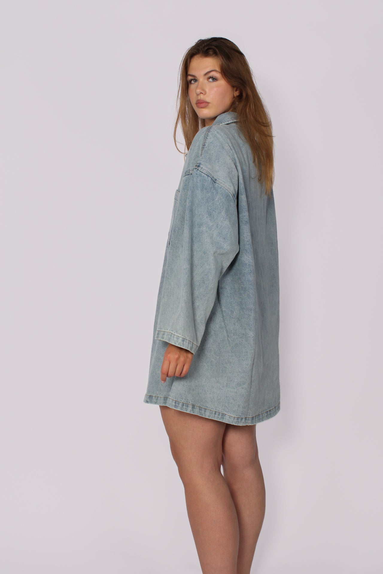 DENIM DRESS - LIGHT DENIM