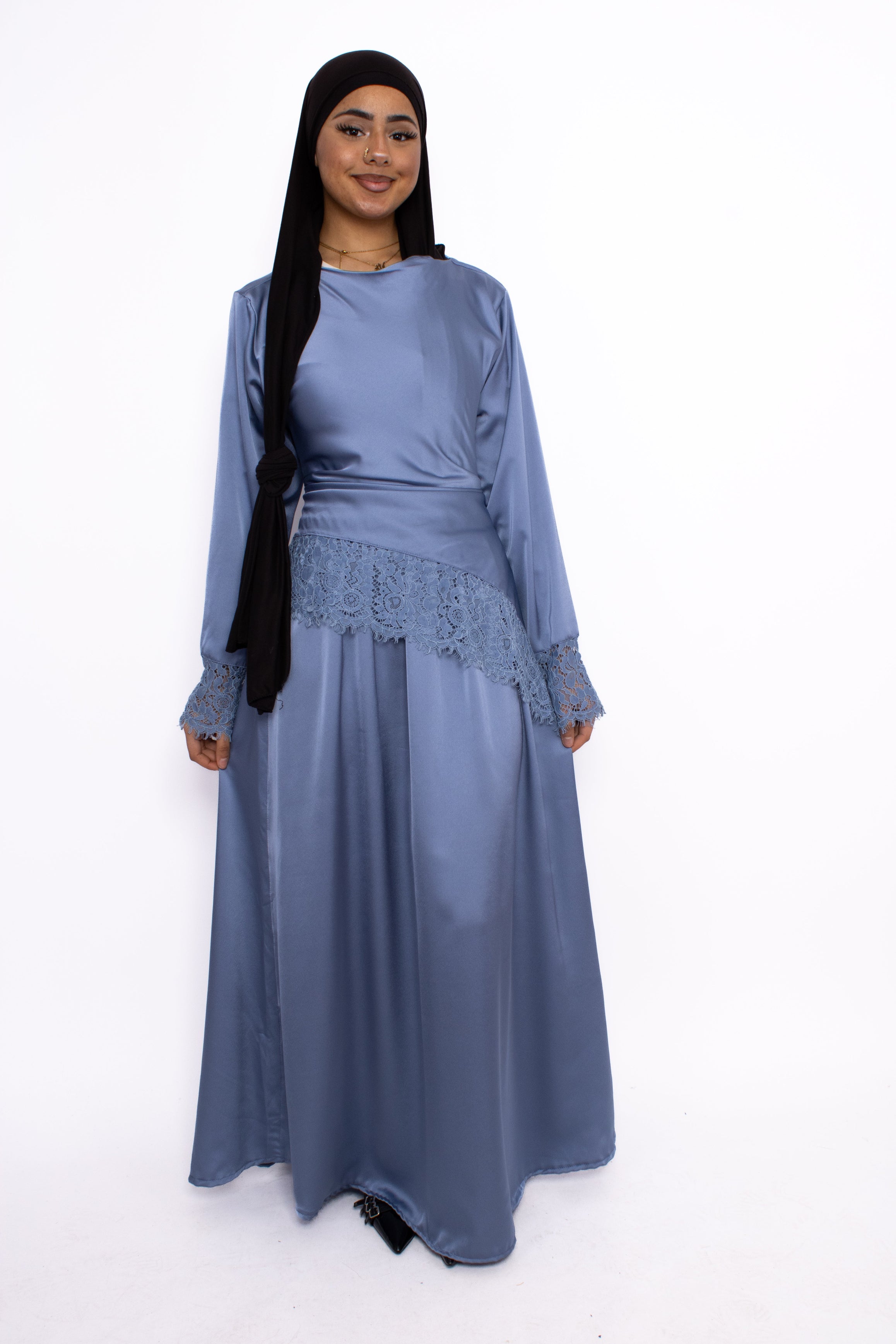 ZAHRA SET - DENIM BLUE