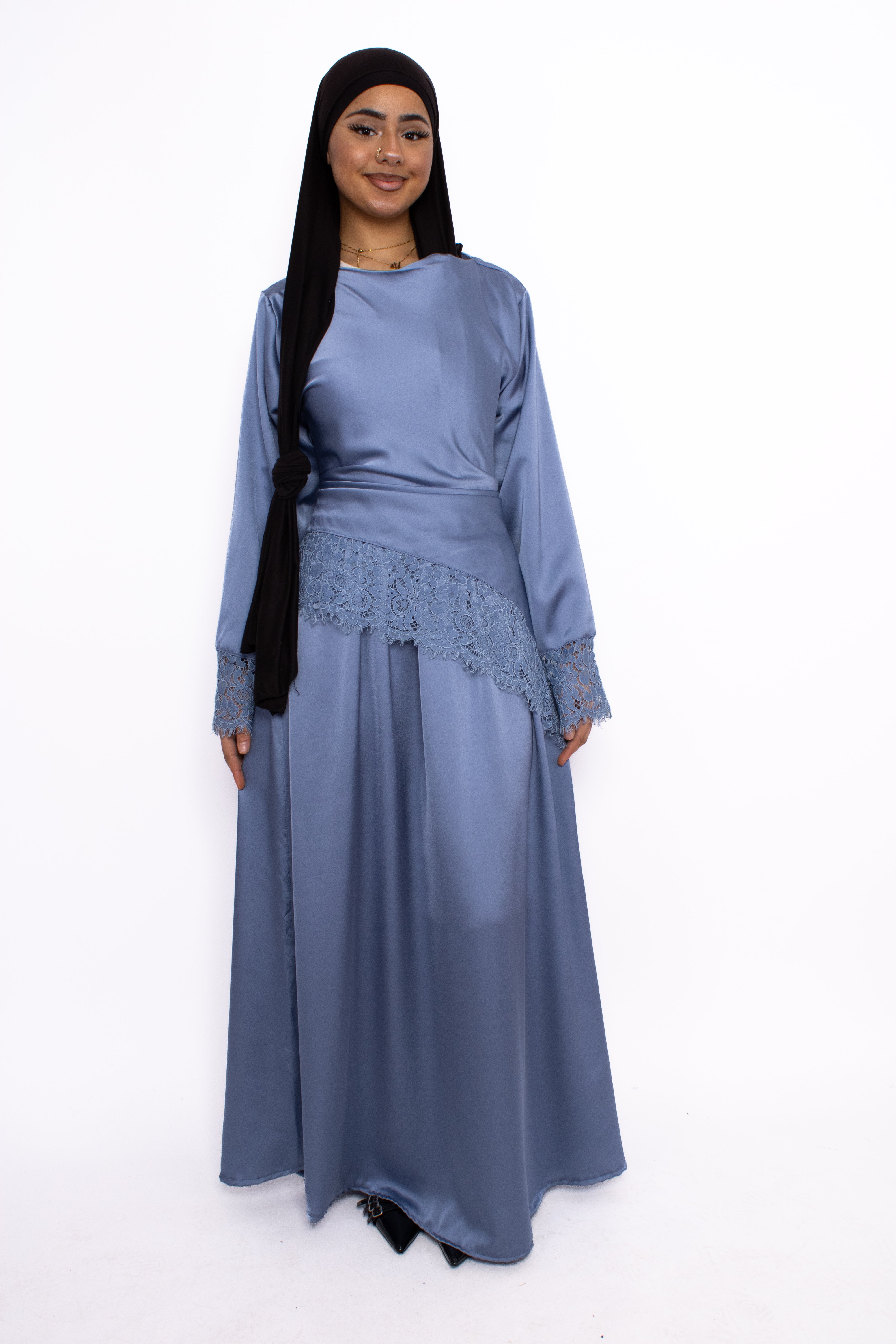 ZAHRA SET - DENIM BLUE