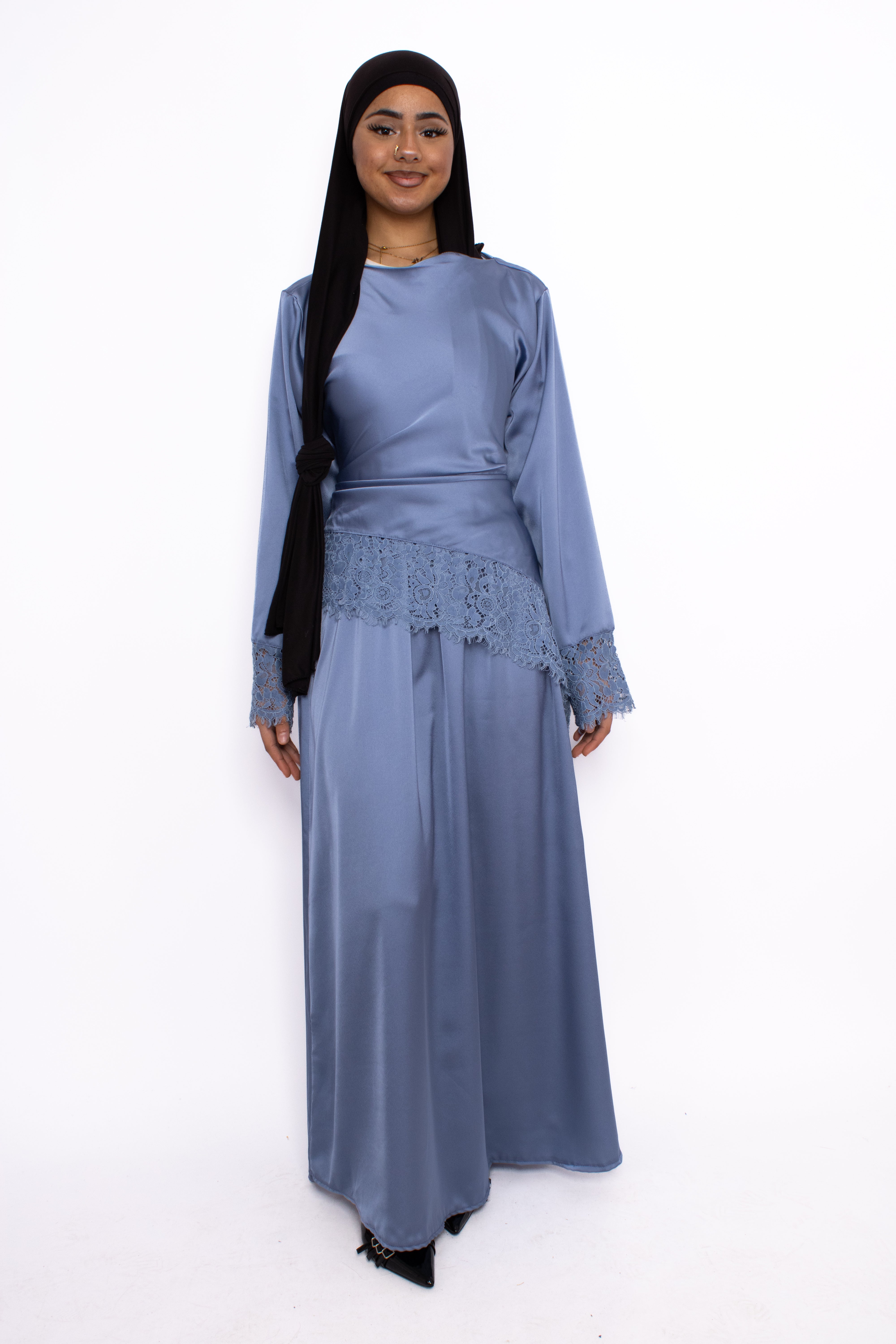 ZAHRA SET - DENIM BLUE