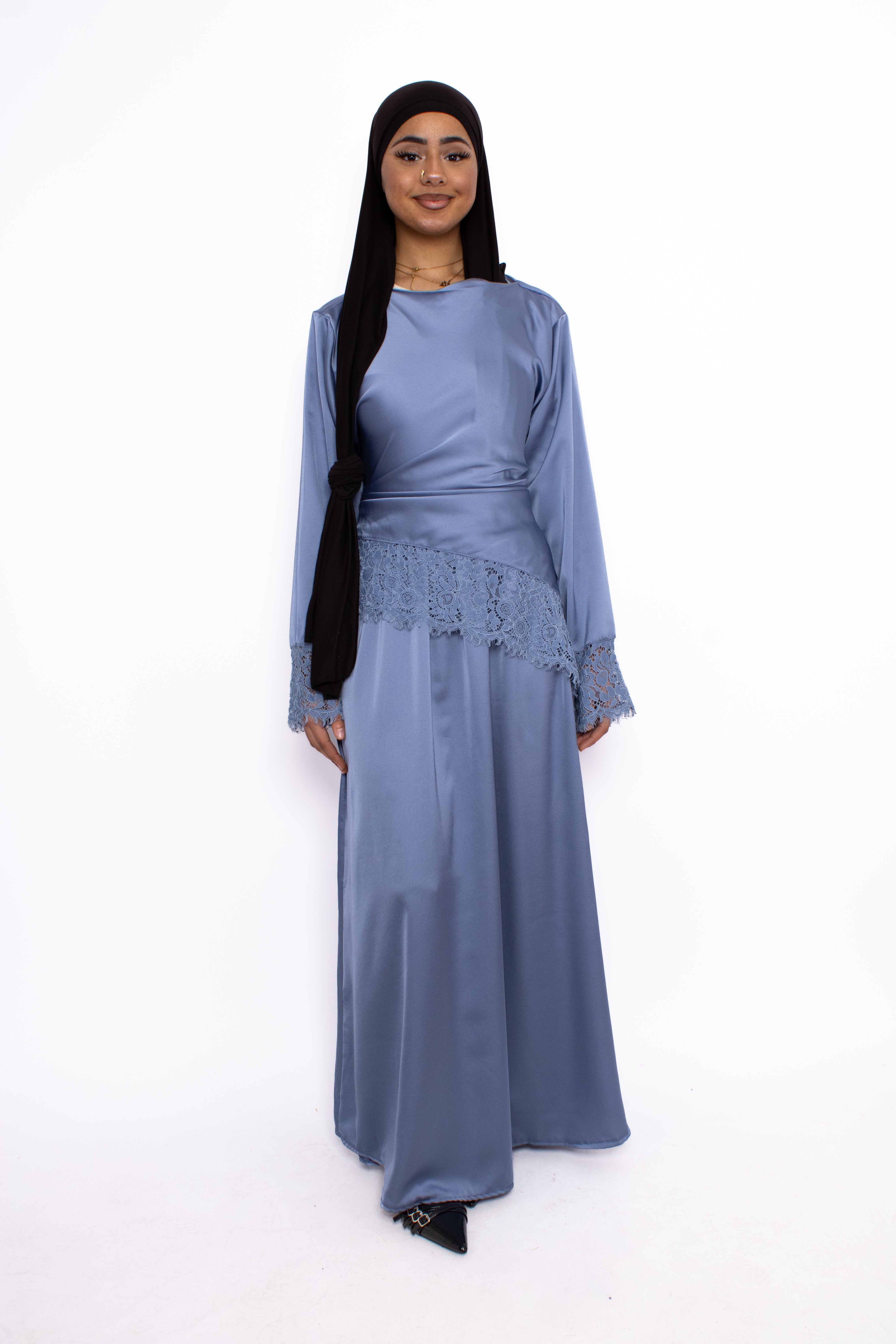 ZAHRA SET - DENIM BLUE