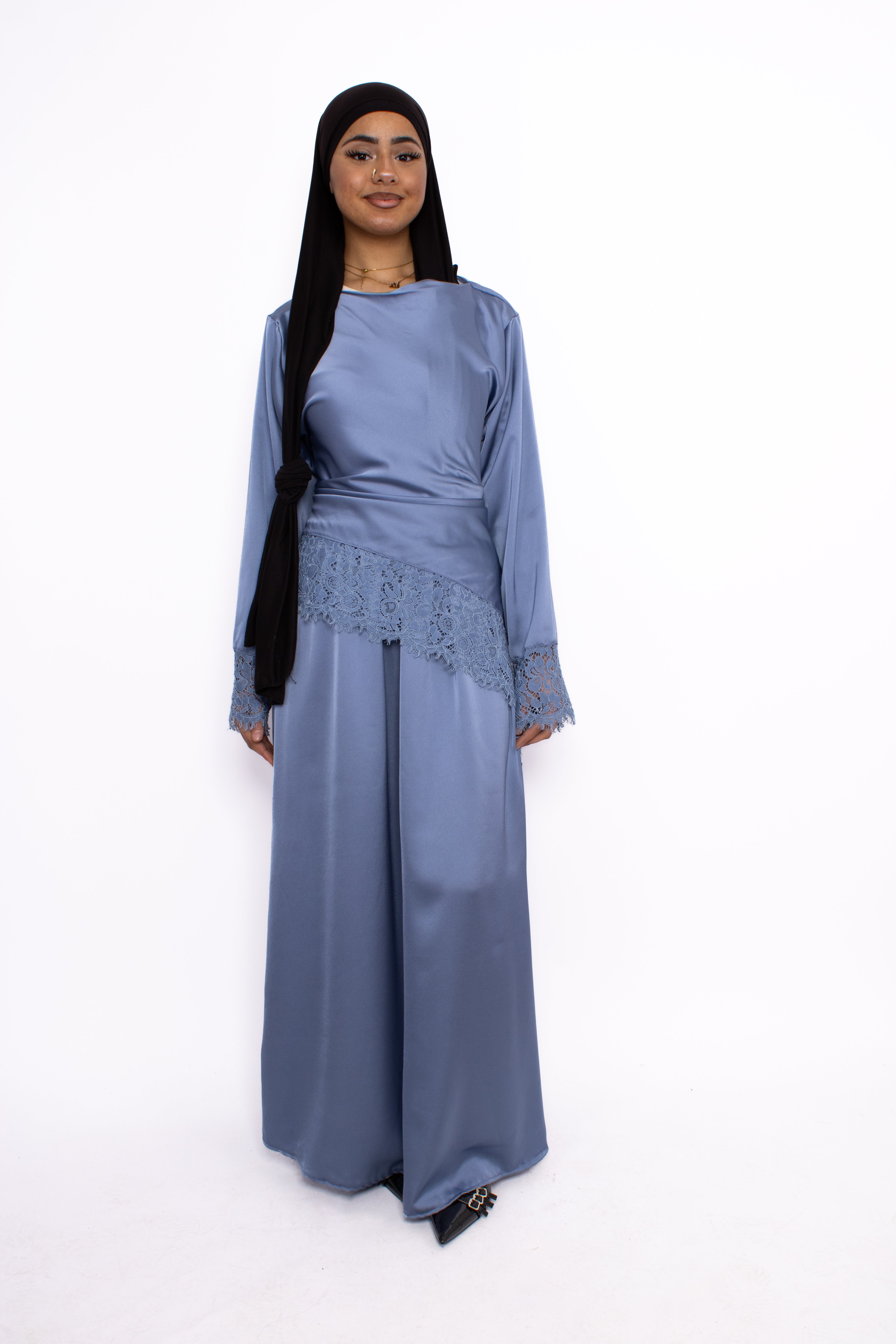 ZAHRA SET - DENIM BLUE