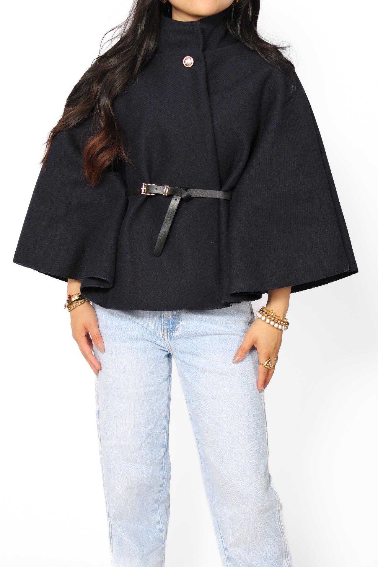 PONCHO - NAVY