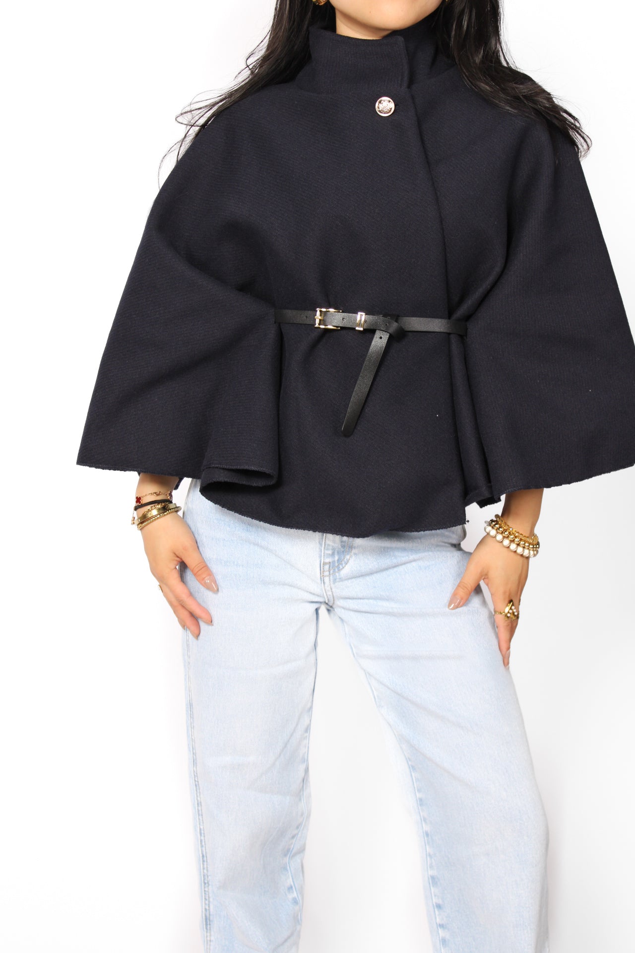 PONCHO - NAVY