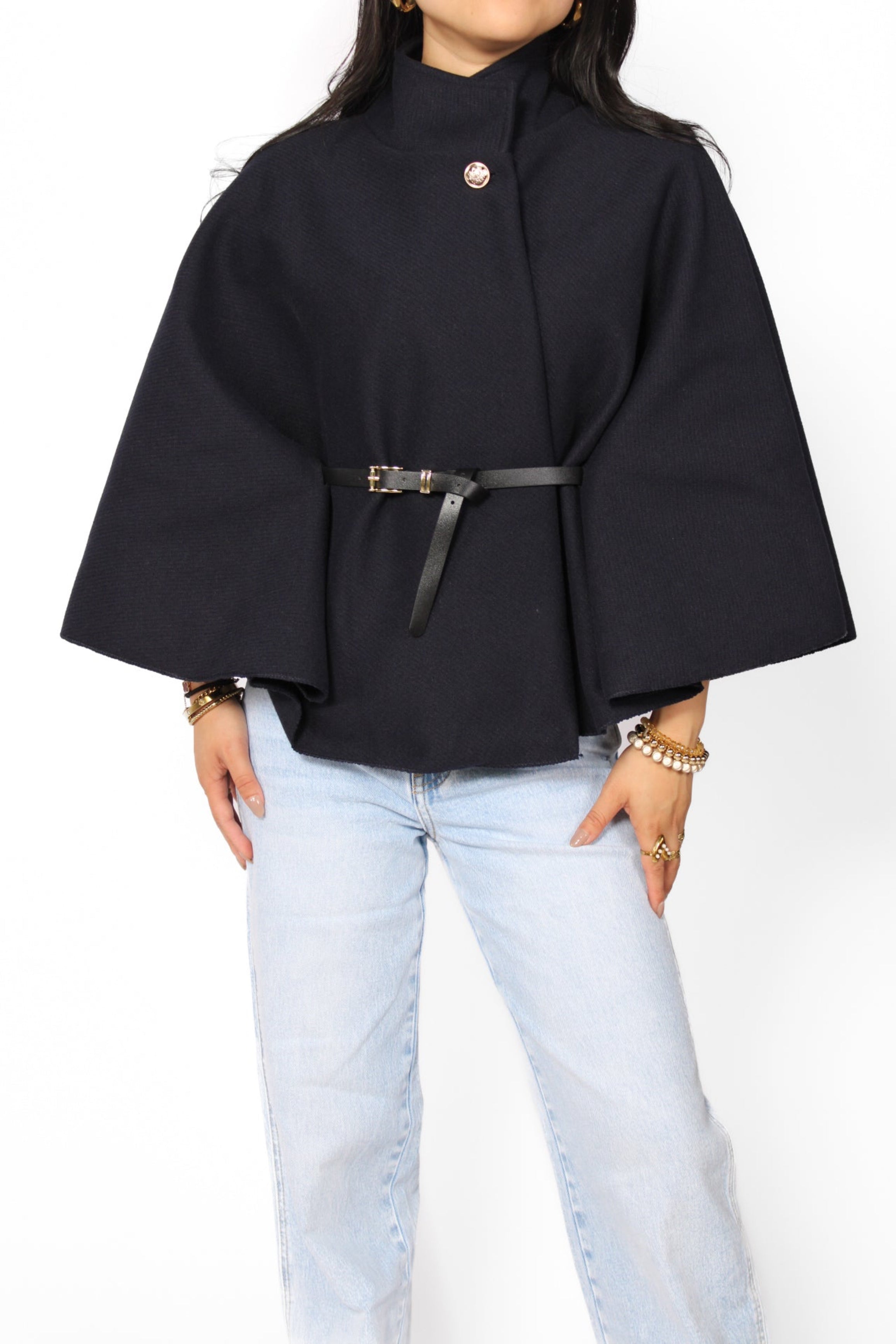 PONCHO - NAVY