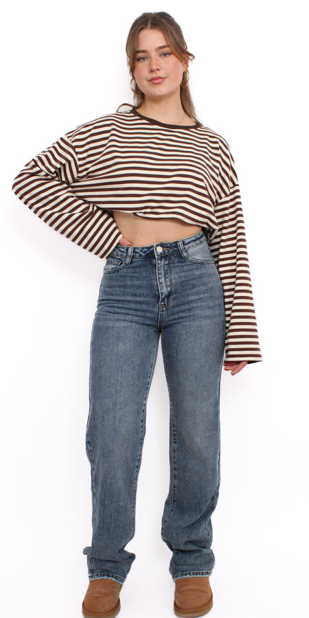 ''TALL'' STRAIGHT LEG JEANS 6272-2 - DENIM