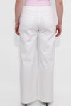 WIDE LEG MID WAIST JEANS