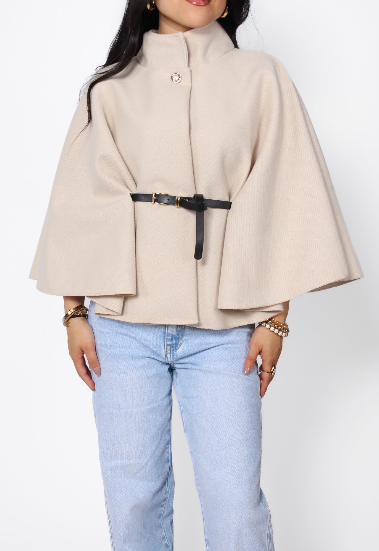 PONCHO - CREME
