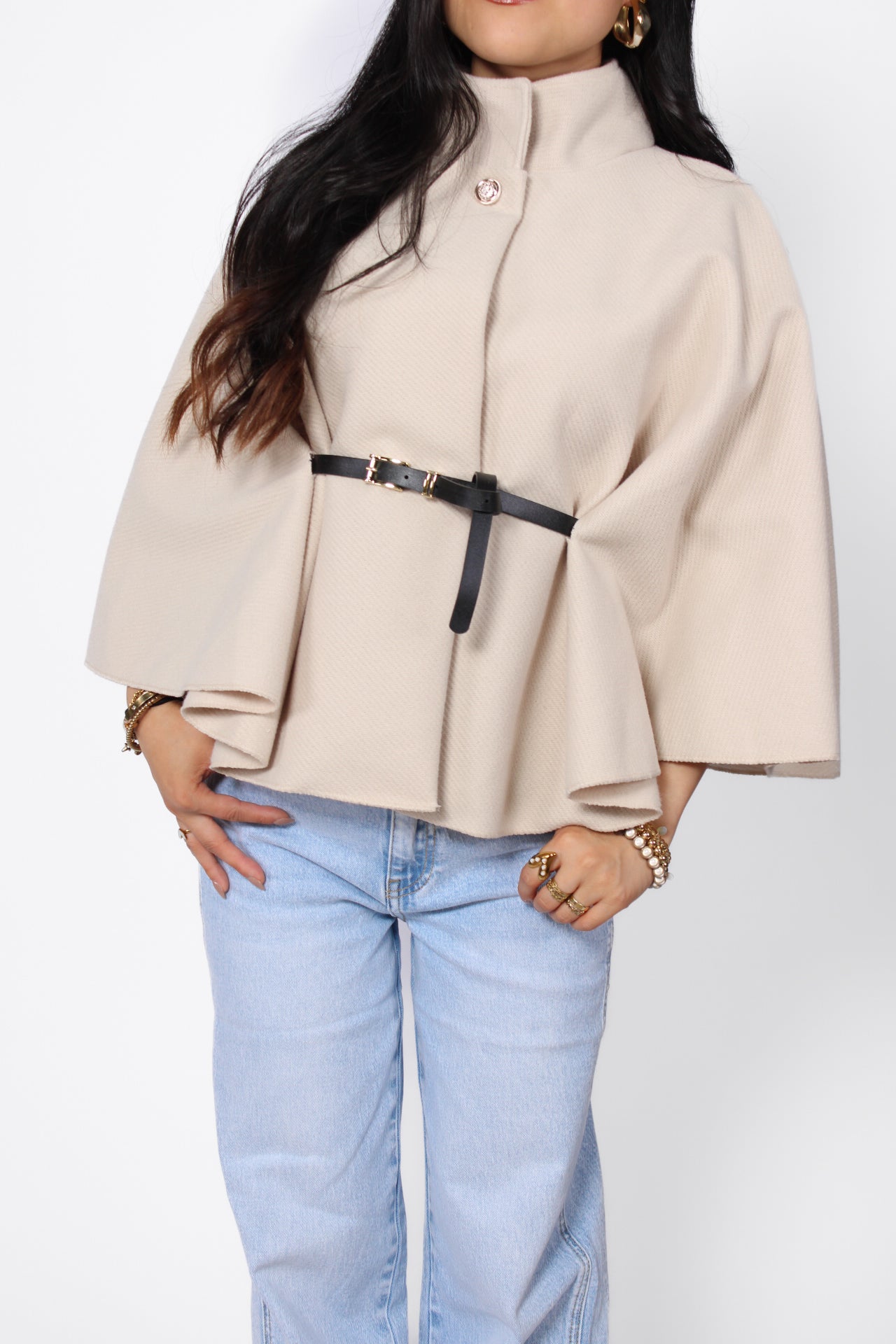 PONCHO - CREME
