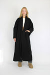 “TALL” NYLA KIMONO - BLACK