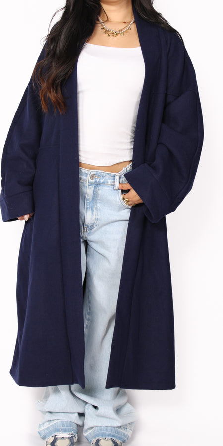 NYLA KIMONO - NAVY