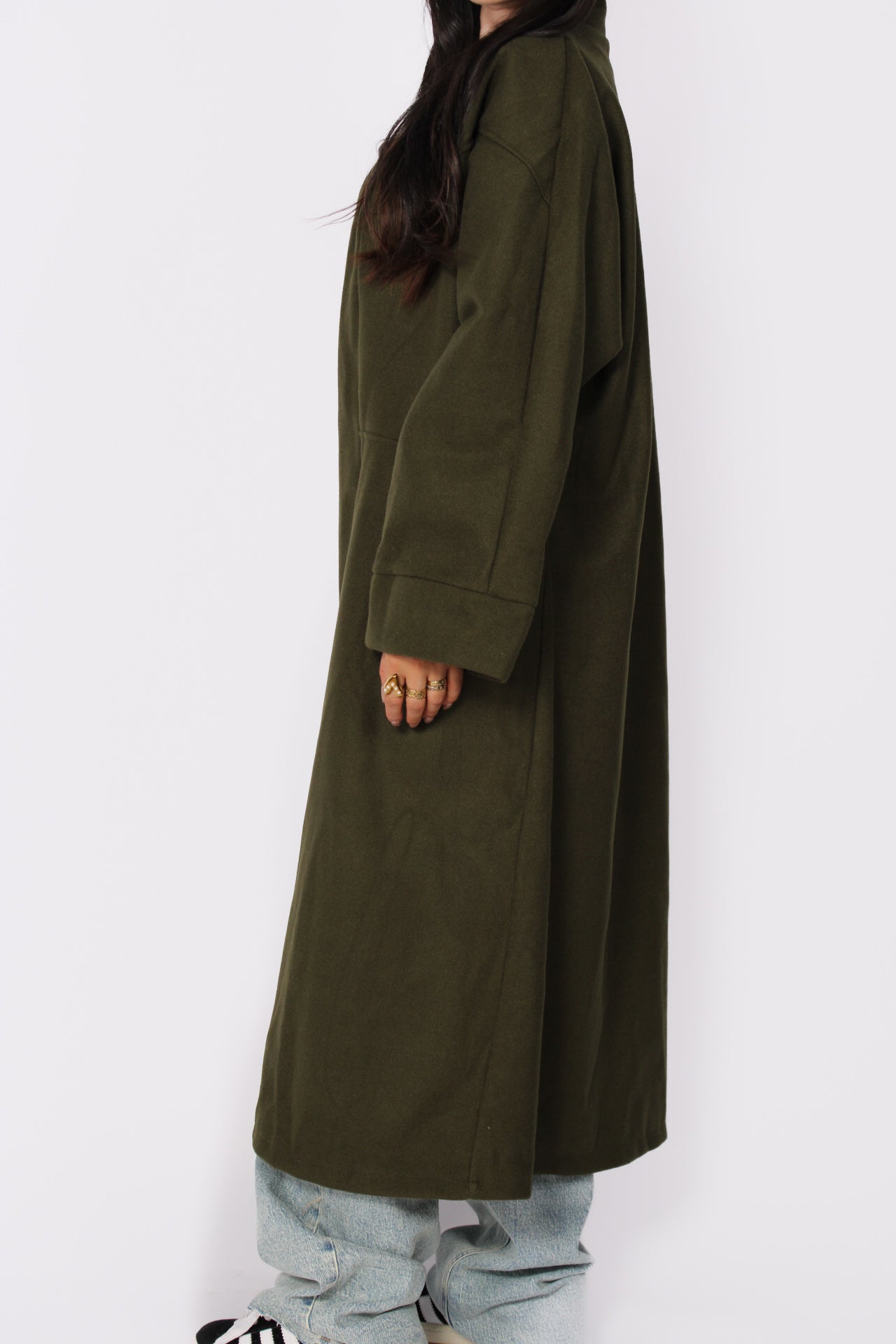 NYLA KIMONO - ARMY GREEN