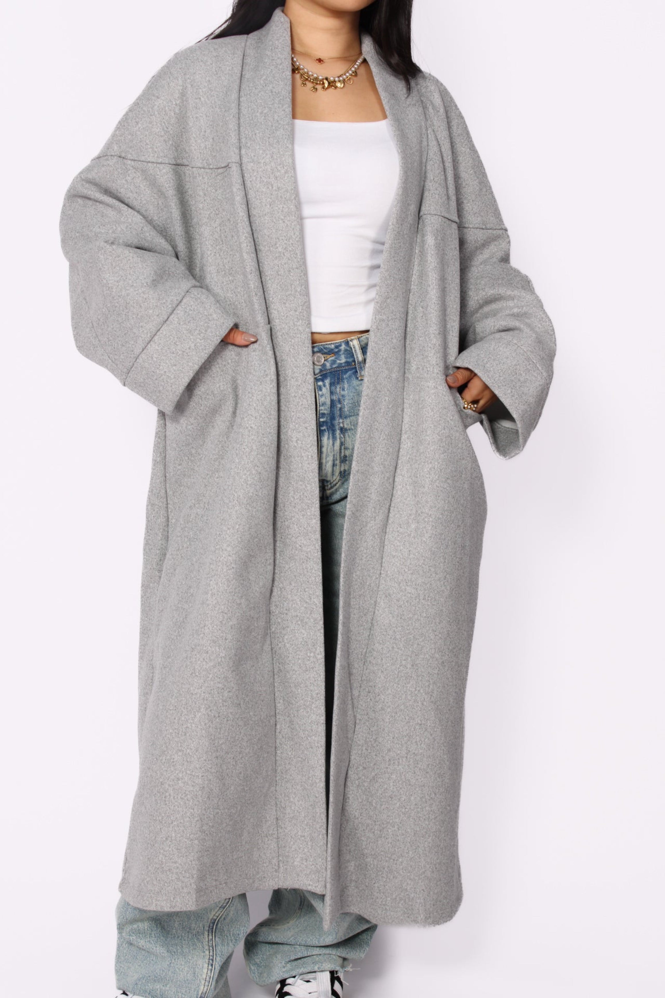 NYLA KIMONO - GREY