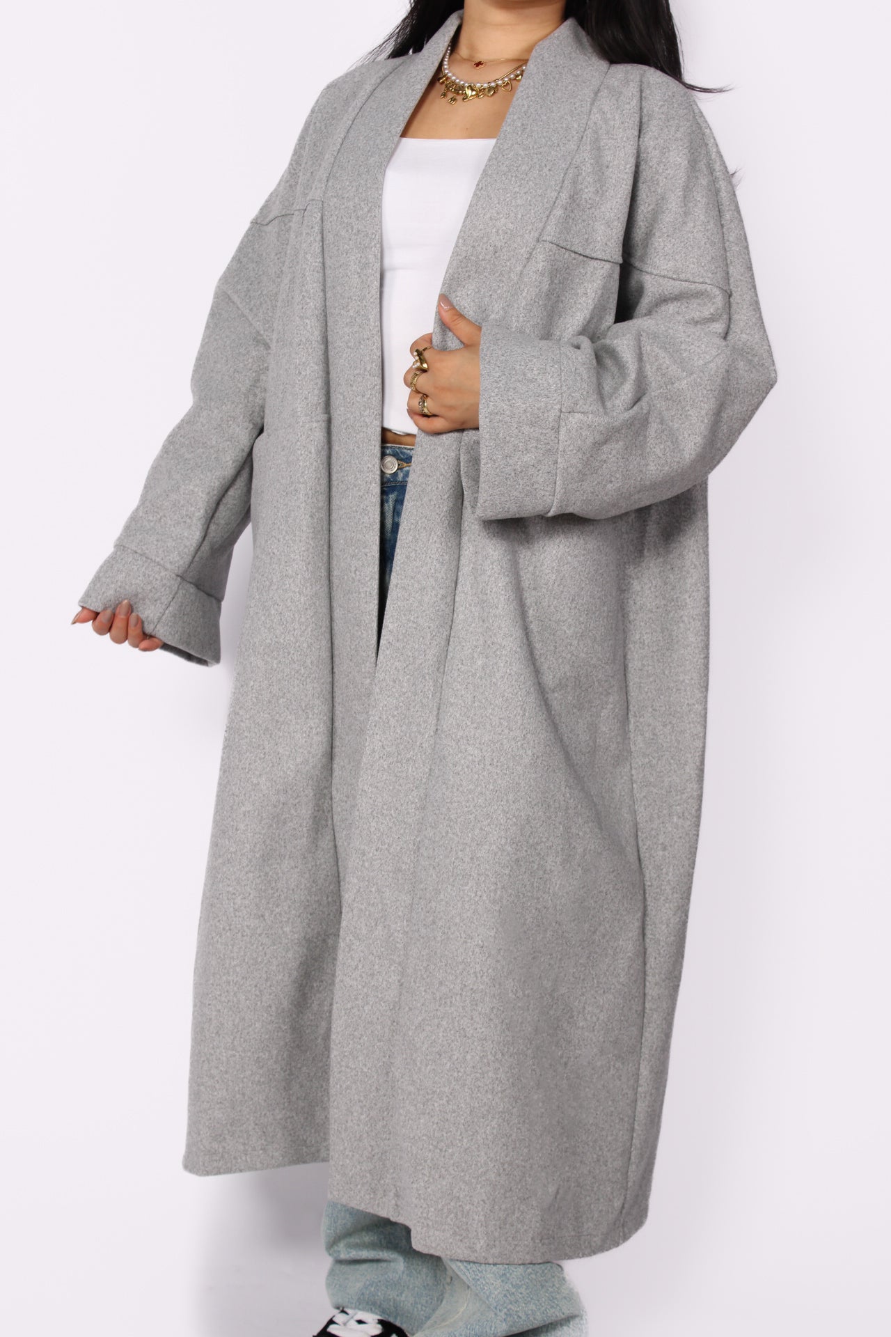 NYLA KIMONO - GREY