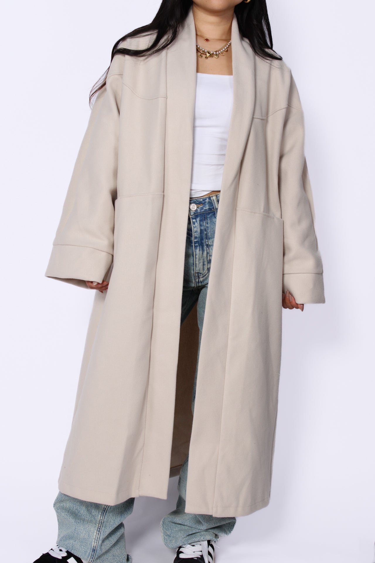 NYLA KIMONO - CREAM