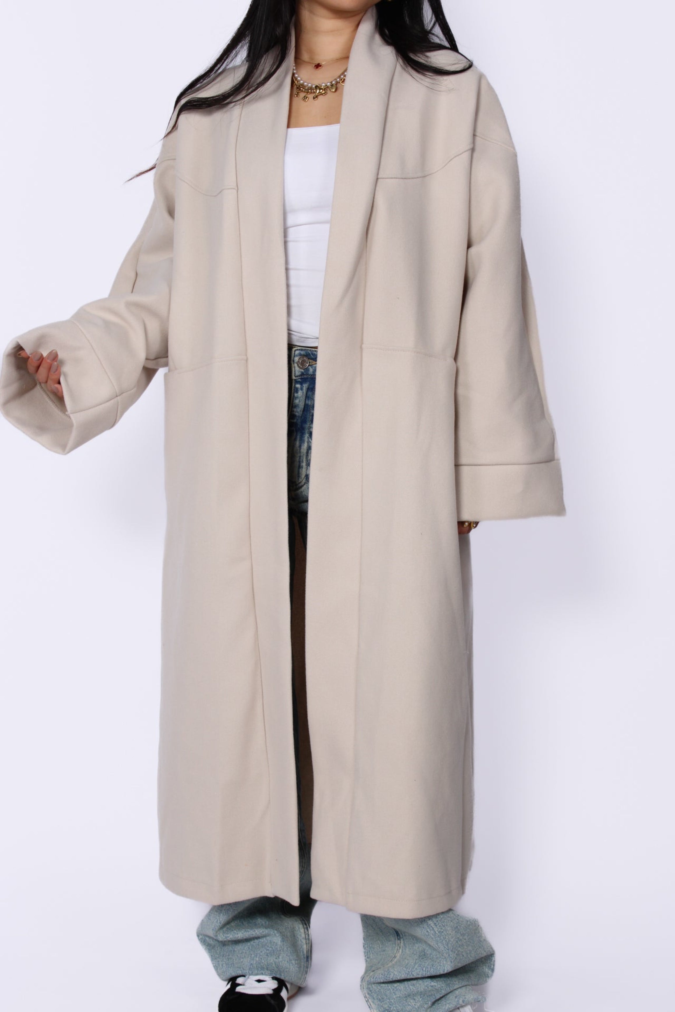 NYLA KIMONO - CREAM