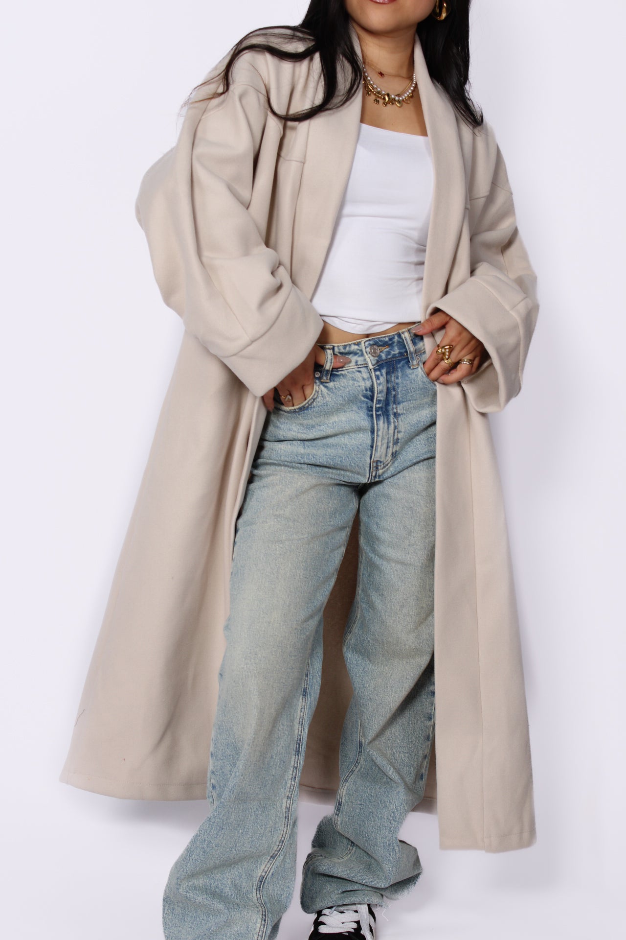 NYLA KIMONO - CREAM