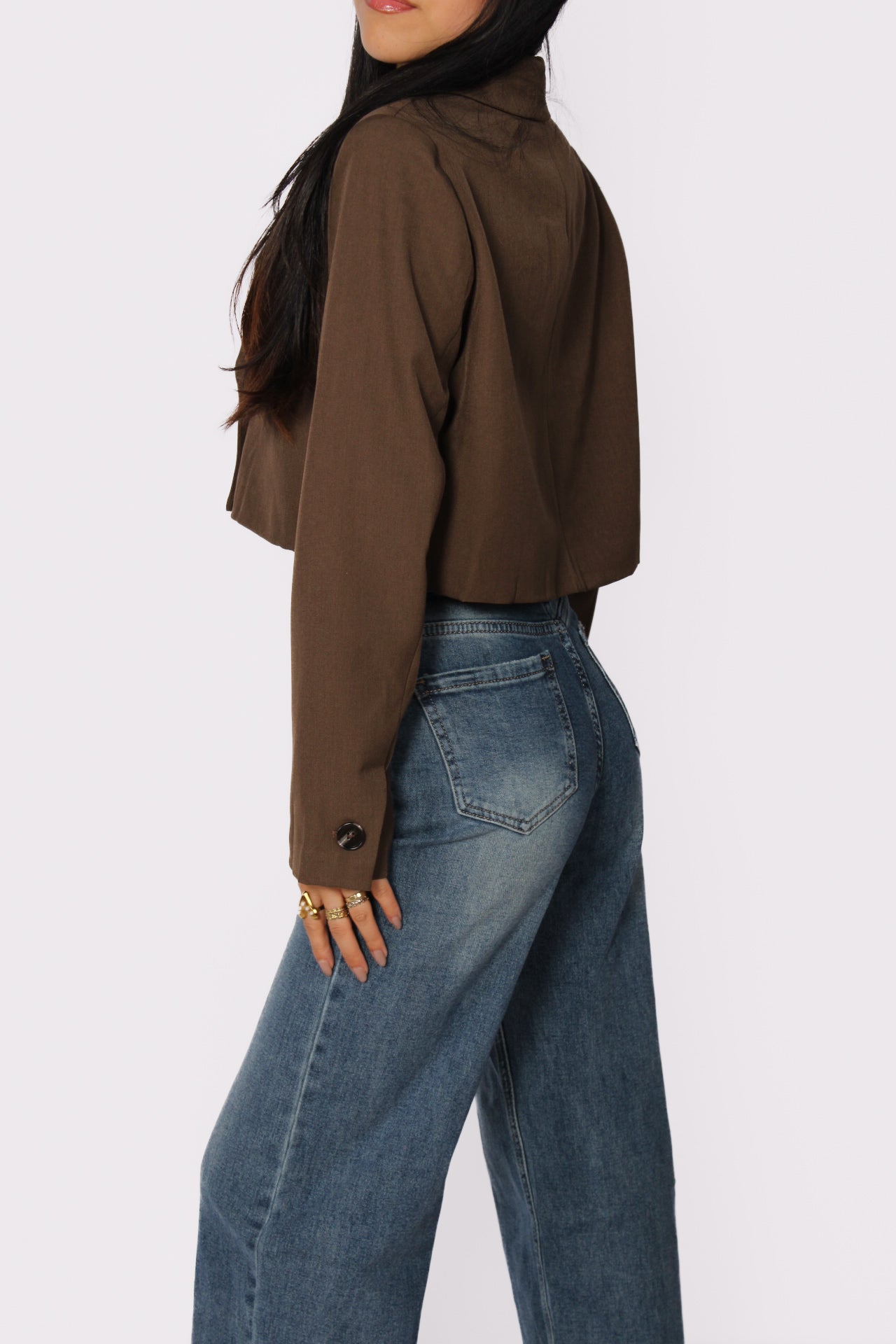Cropped Blazer 1921 - Brown