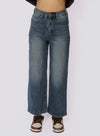 ''PETITE'' BAGGY JEANS 5353 - DARK DENIM