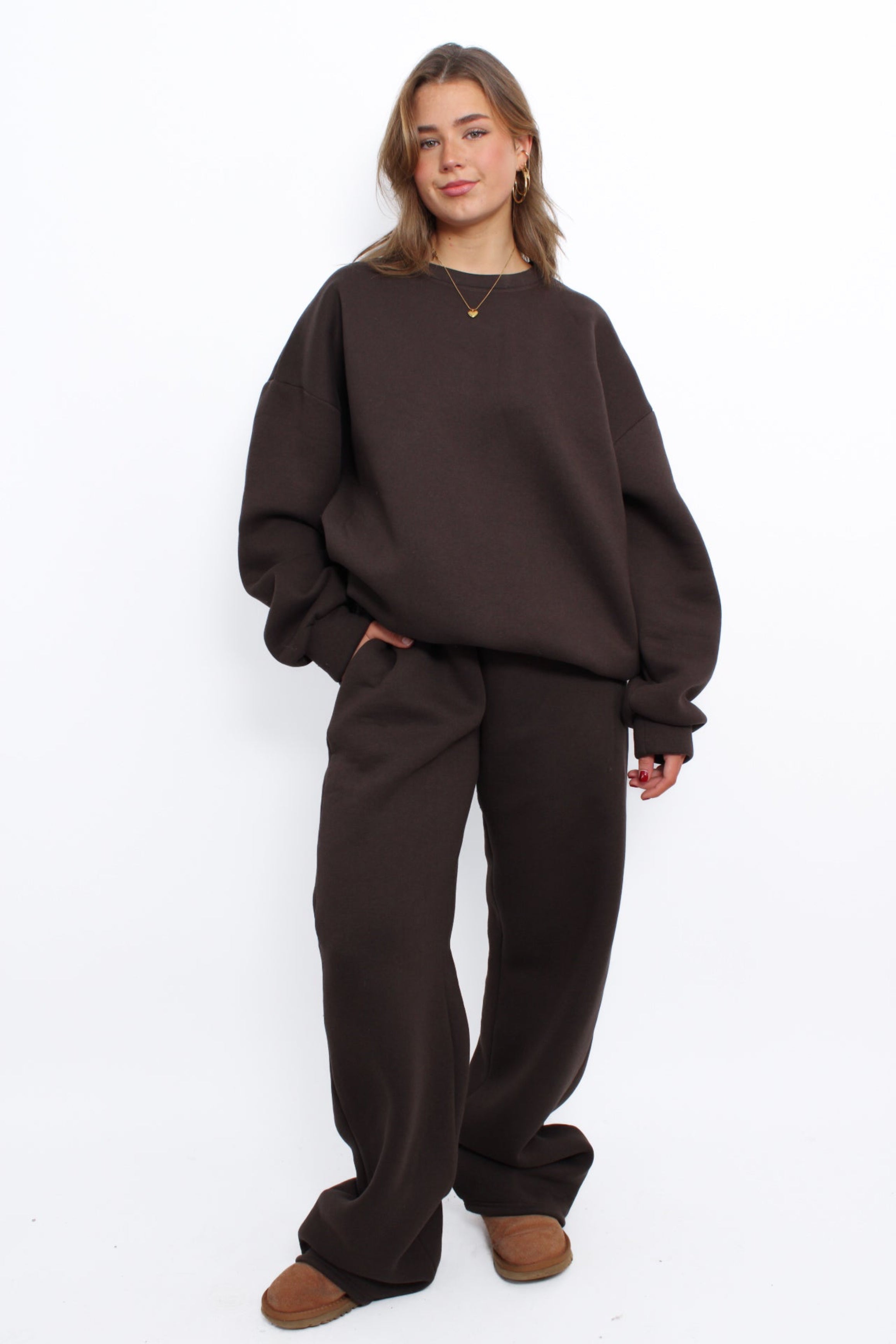 “TALL'' TRACKSUIT - DARK BROWN