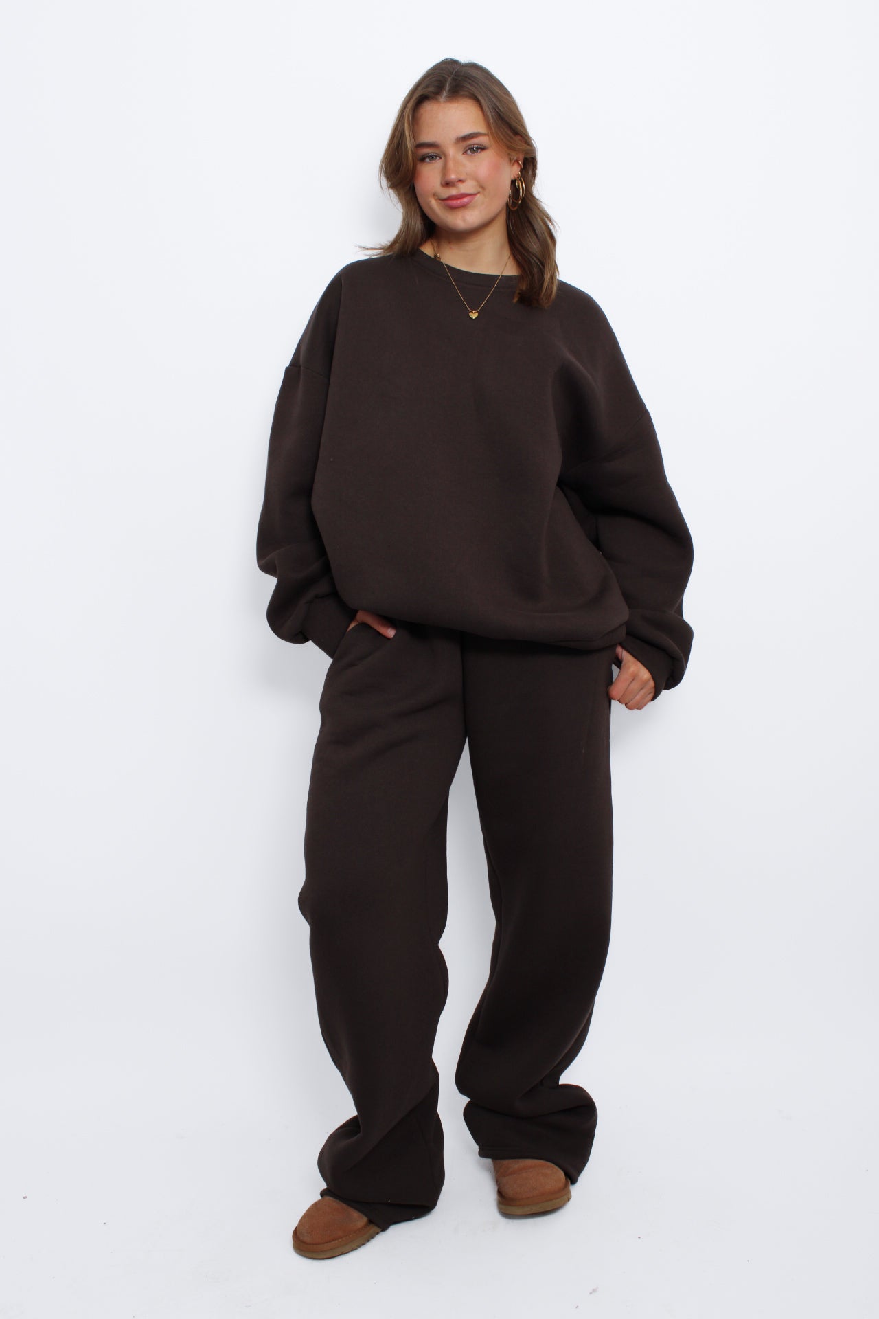 “TALL'' TRACKSUIT - DARK BROWN
