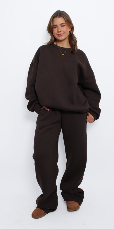 “TALL'' TRACKSUIT - DARK BROWN