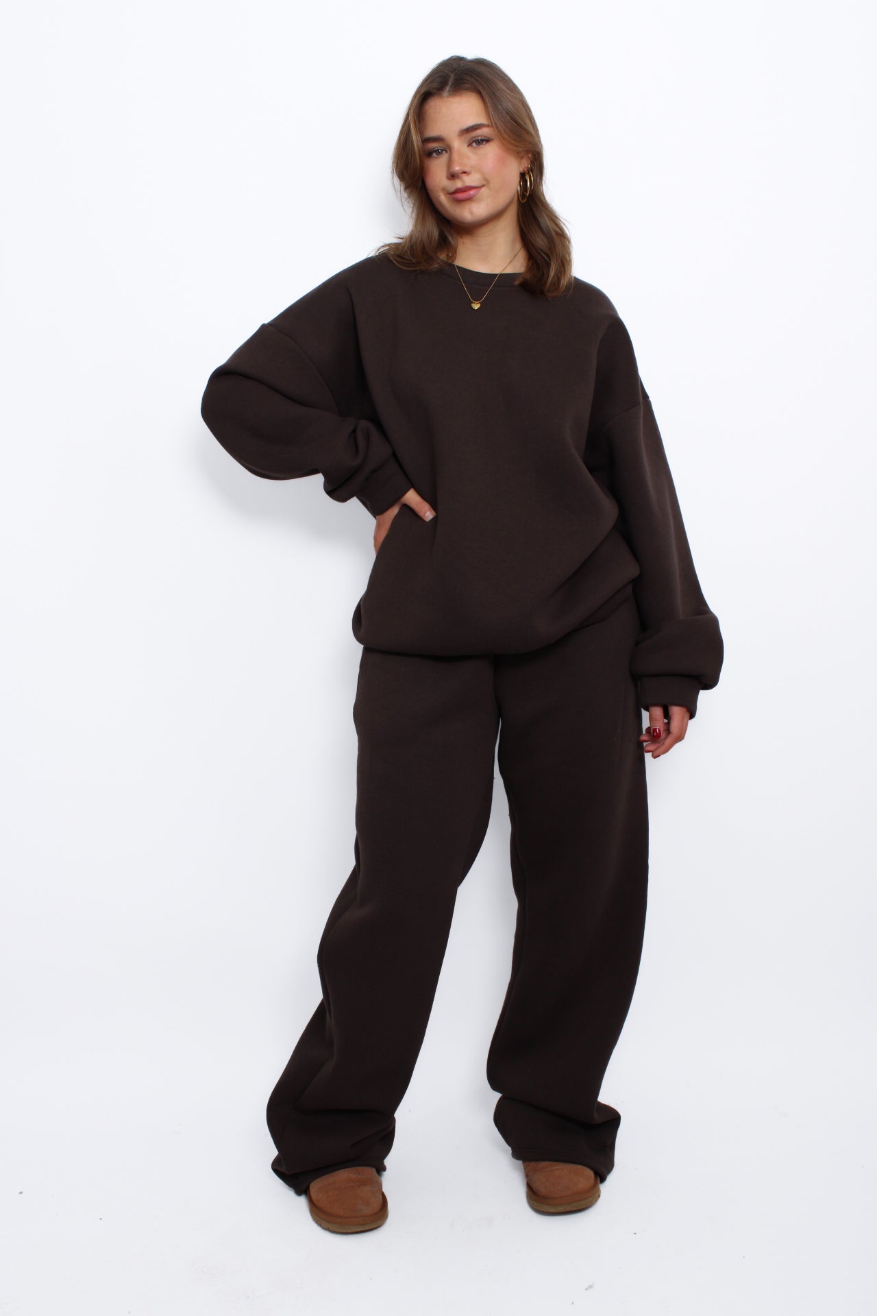 “TALL'' TRACKSUIT - DARK BROWN