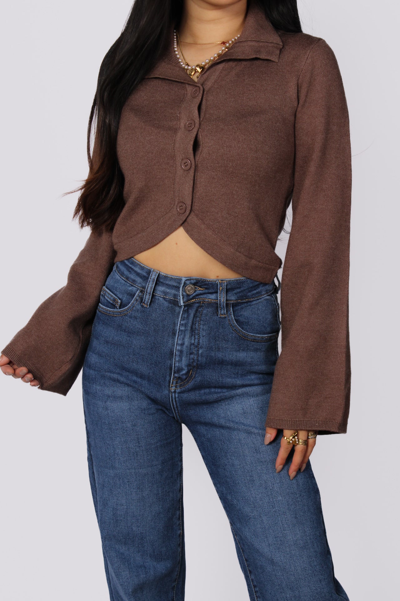 MOCHA MOOD SWEATER - BROWN
