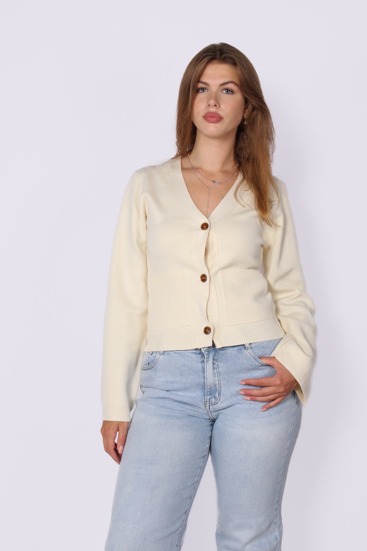 CARDIGAN 5034 - ECRU