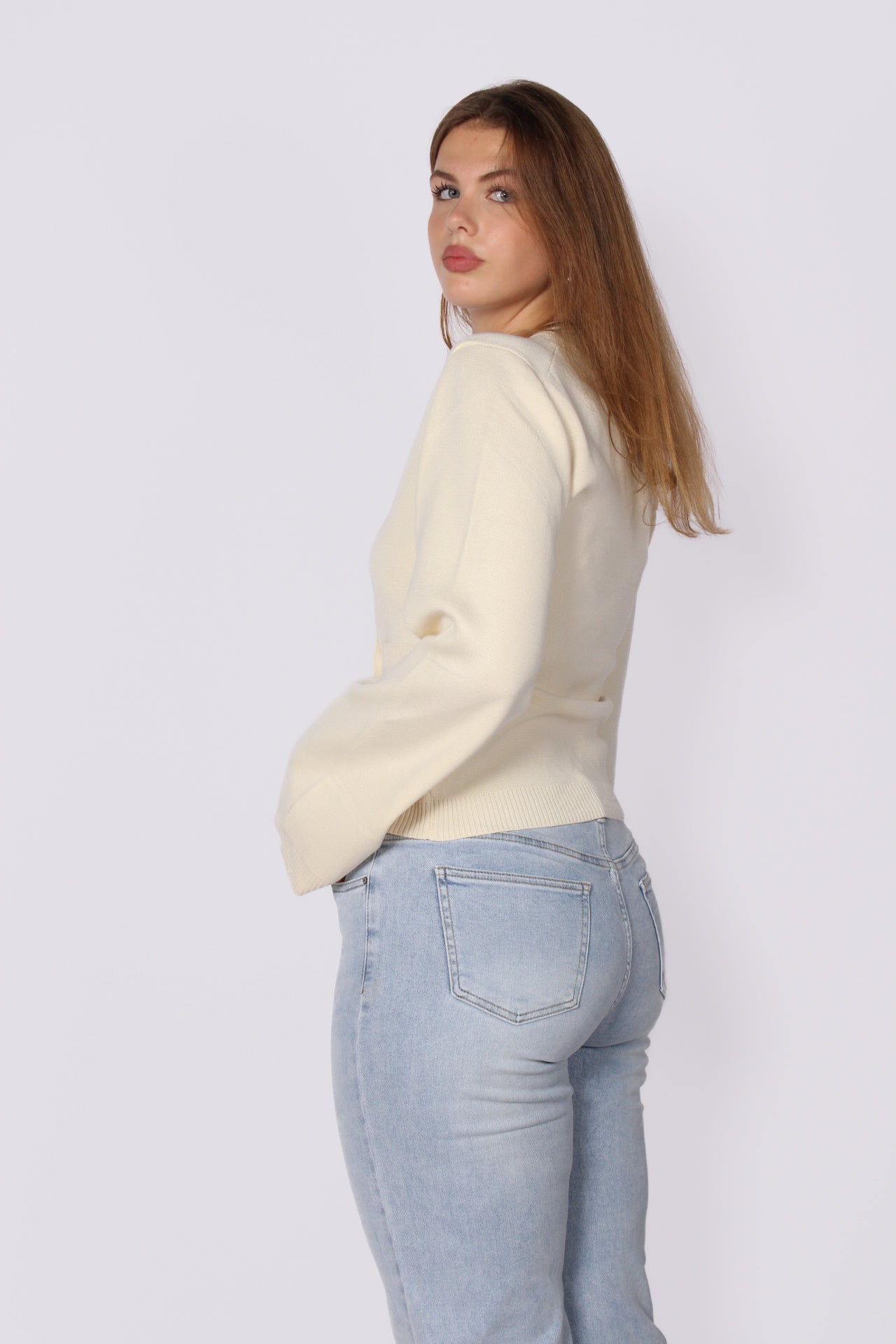 CARDIGAN 5034 - ECRU