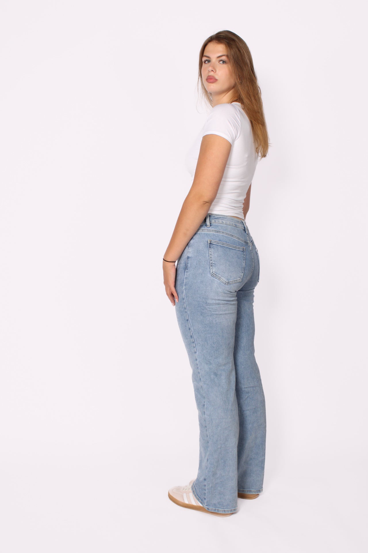 ''TALL'' WIDE LEG JEANS 6743-3 - DENIM