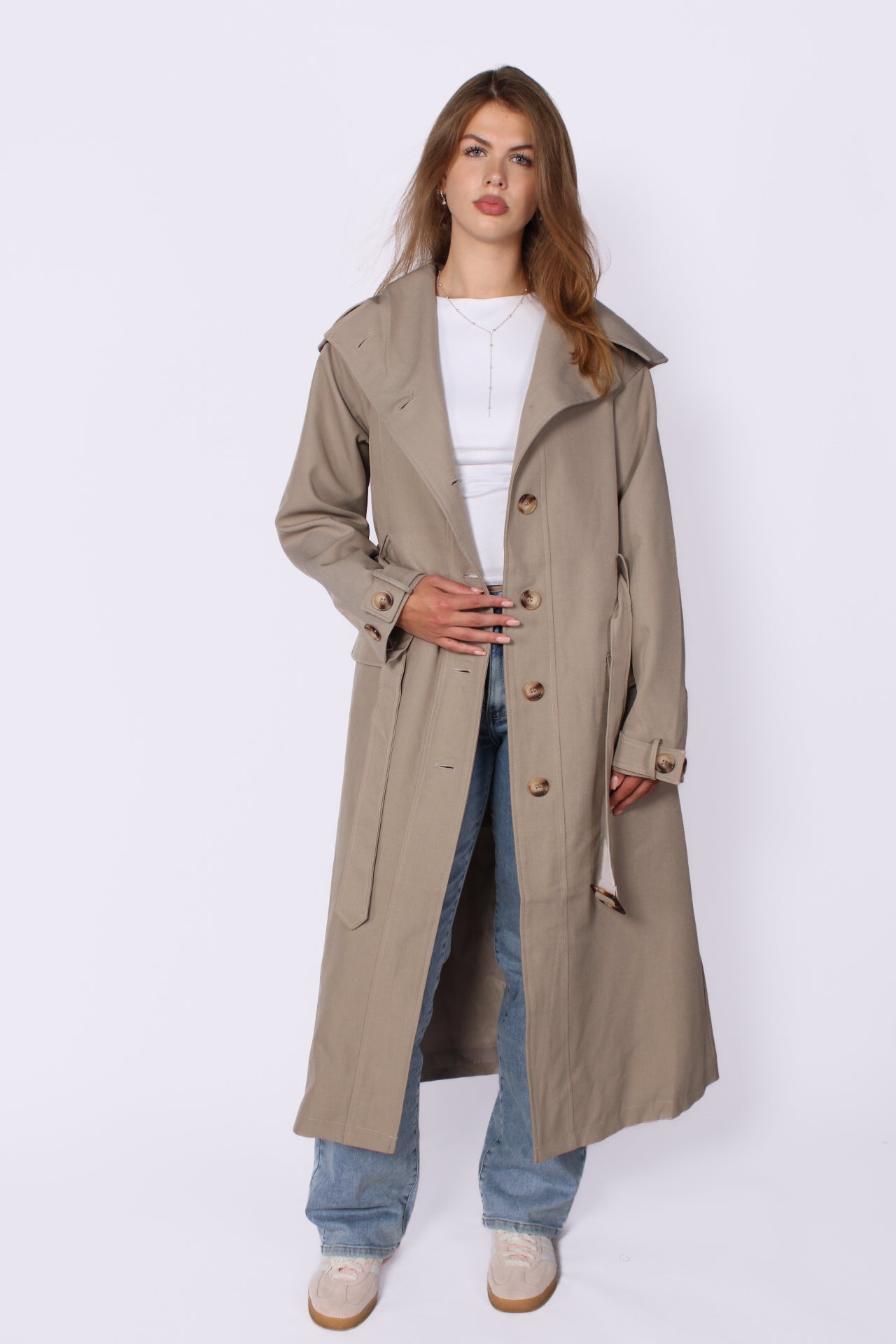 TRENCHCOAT 3150 - LIGHT TAUPE