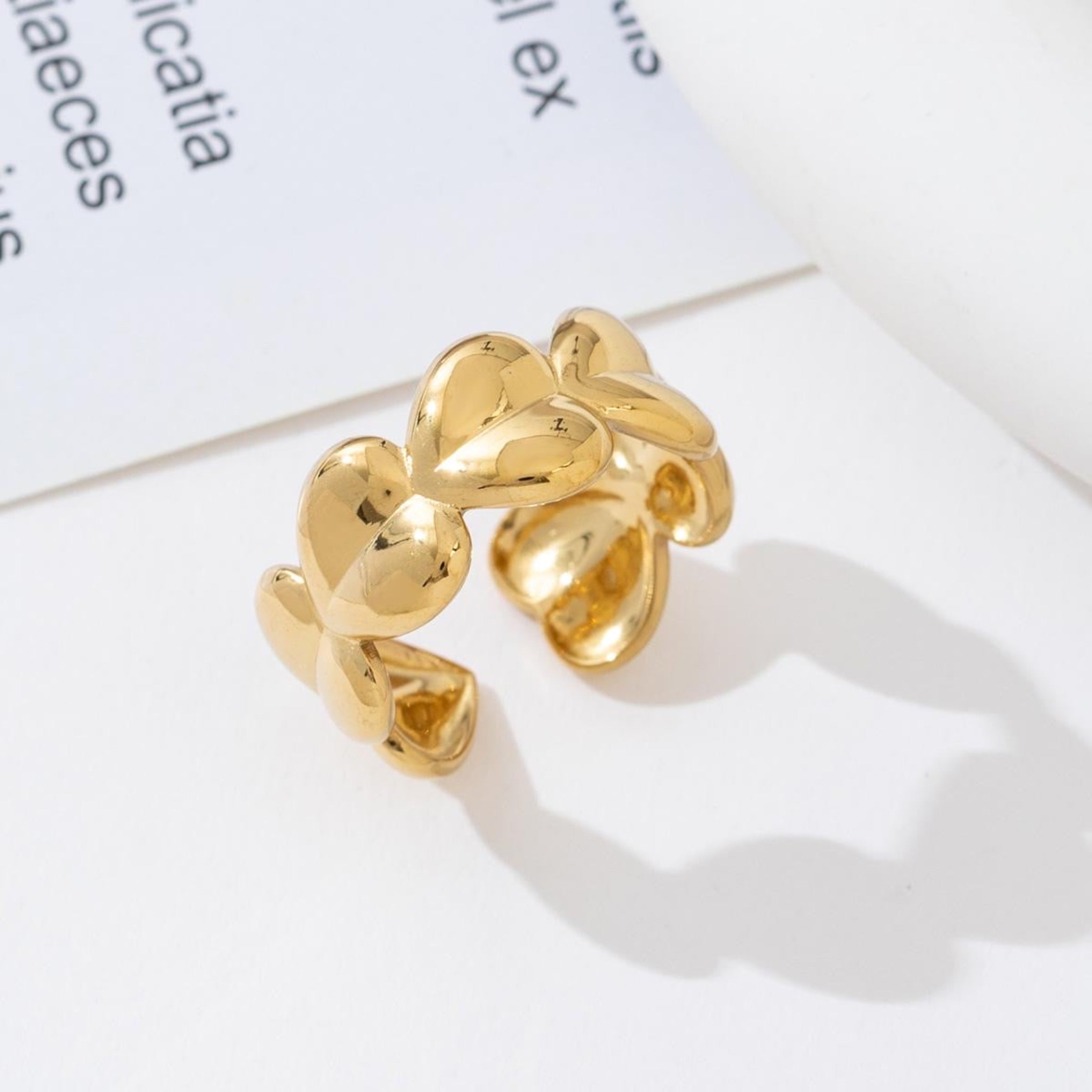 FOREVER HEARTS RING - GOLD