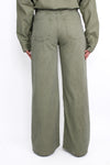 WIDE LEG JEANS 0686 - SAGE GREEN