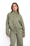 DENIM JACKET 11166 - SAGE GREEN