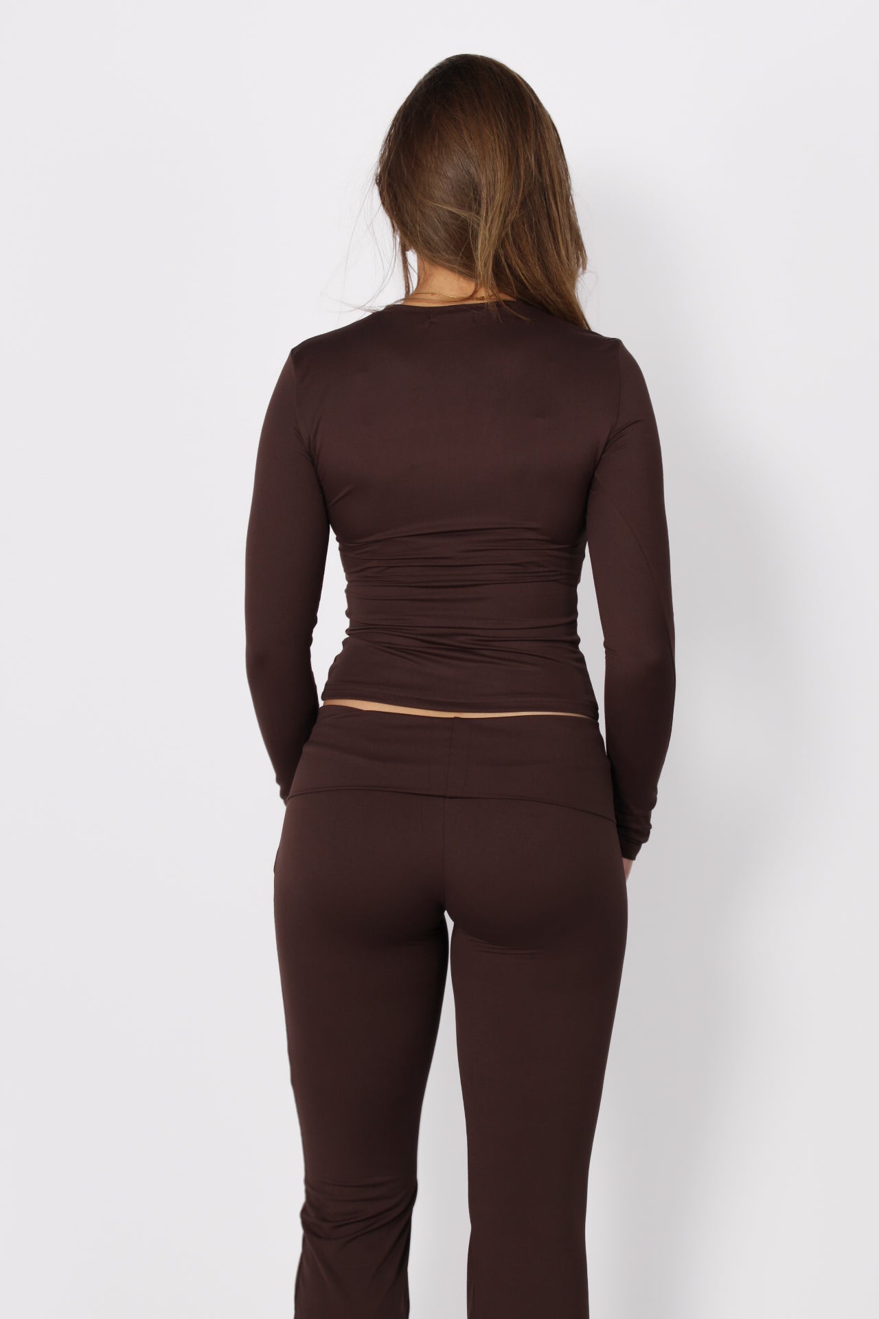 STRETCHY SOFT TOP - BROWN