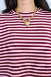 BEADS HEART NECKLACE - GOLD