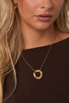 CIRCLE NECKLACE - GOLD