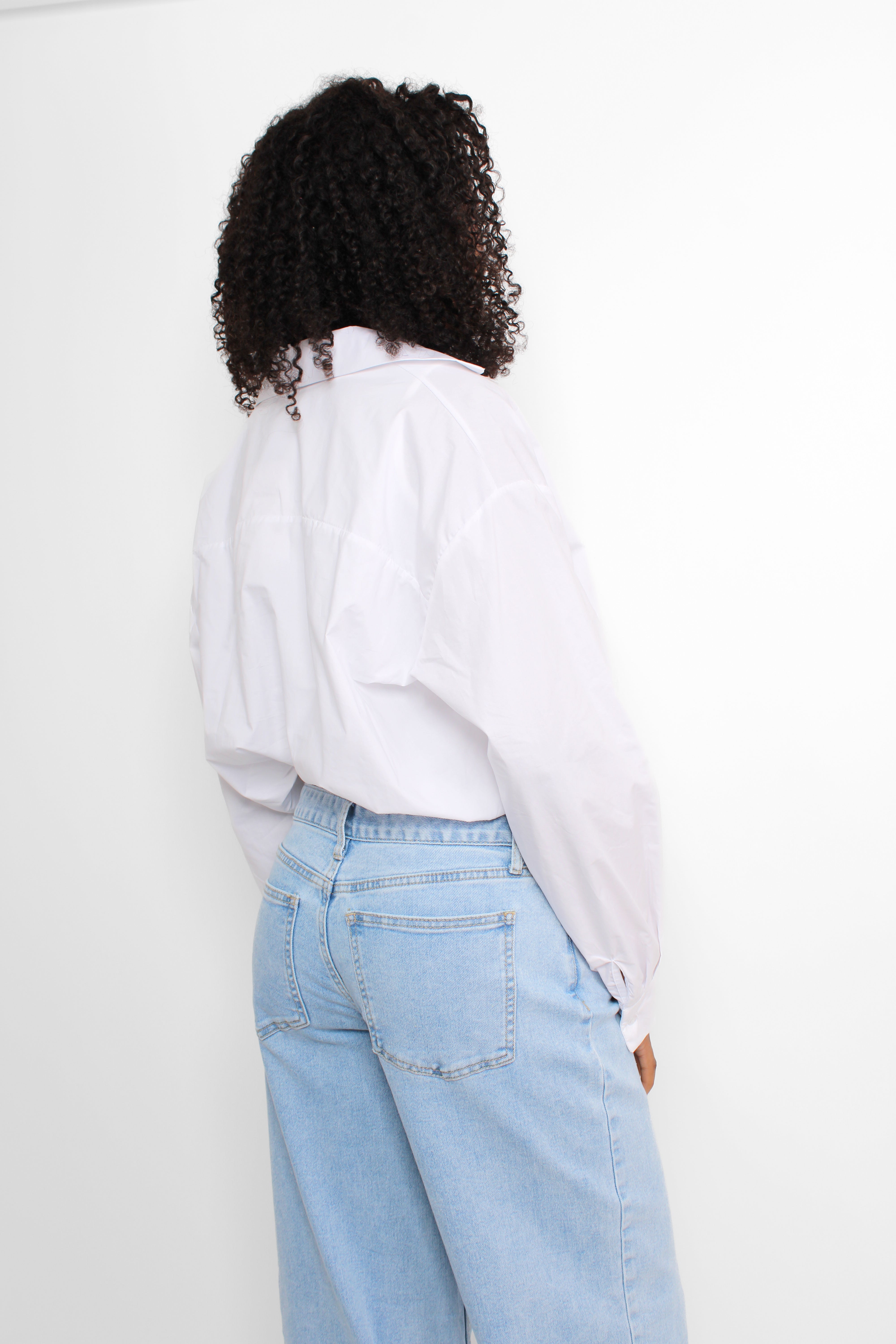 LAYERED LACE BLOUSE - WHITE