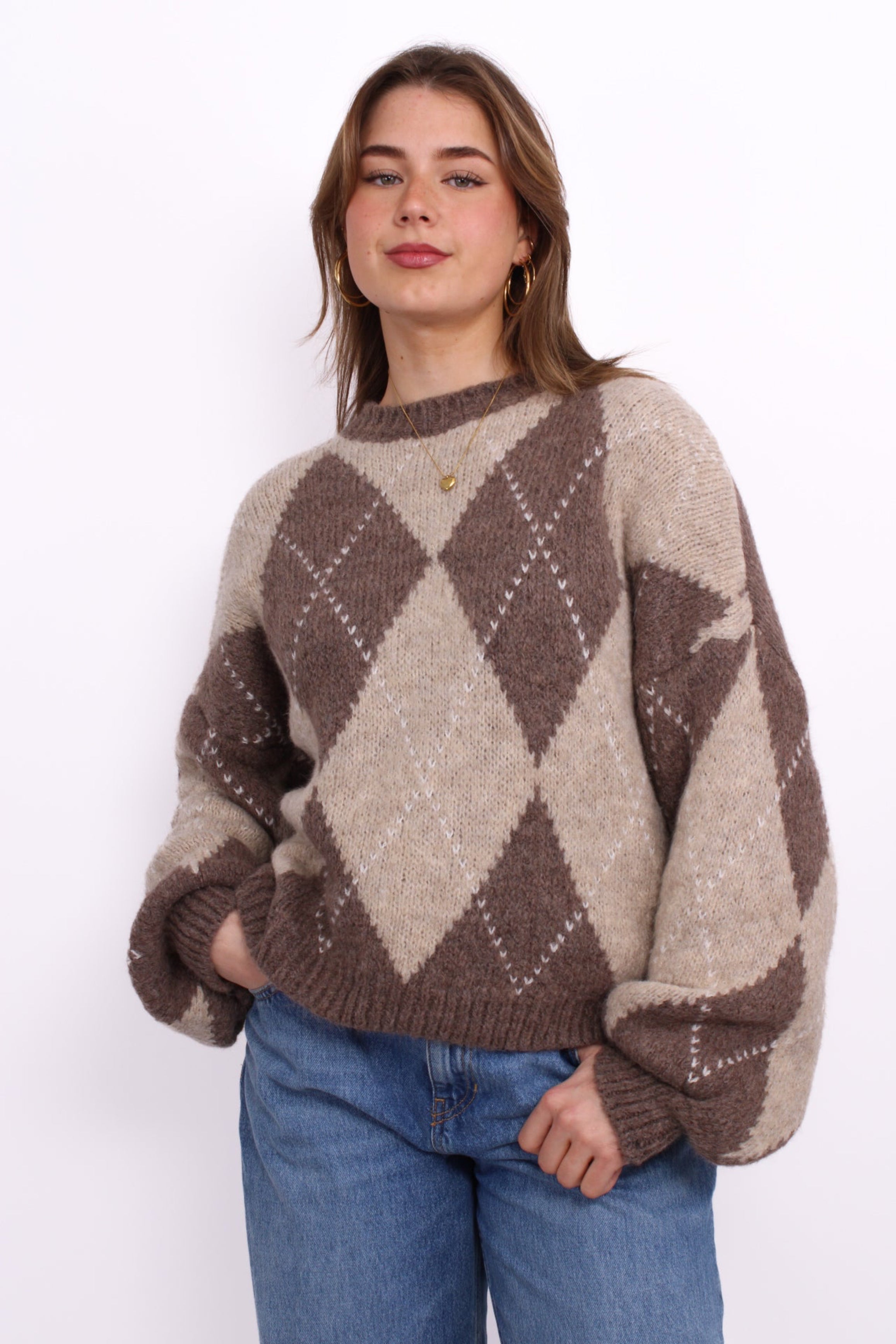 PAIGE SWEATER - TAUPE