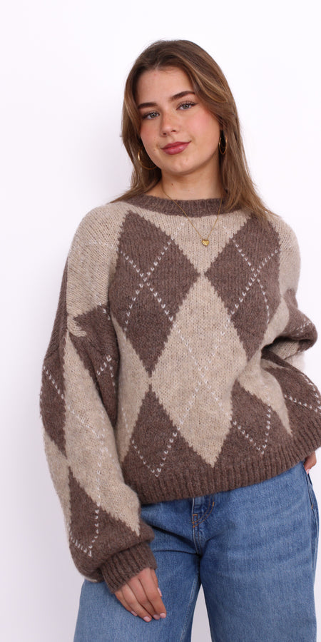 PAIGE SWEATER - TAUPE