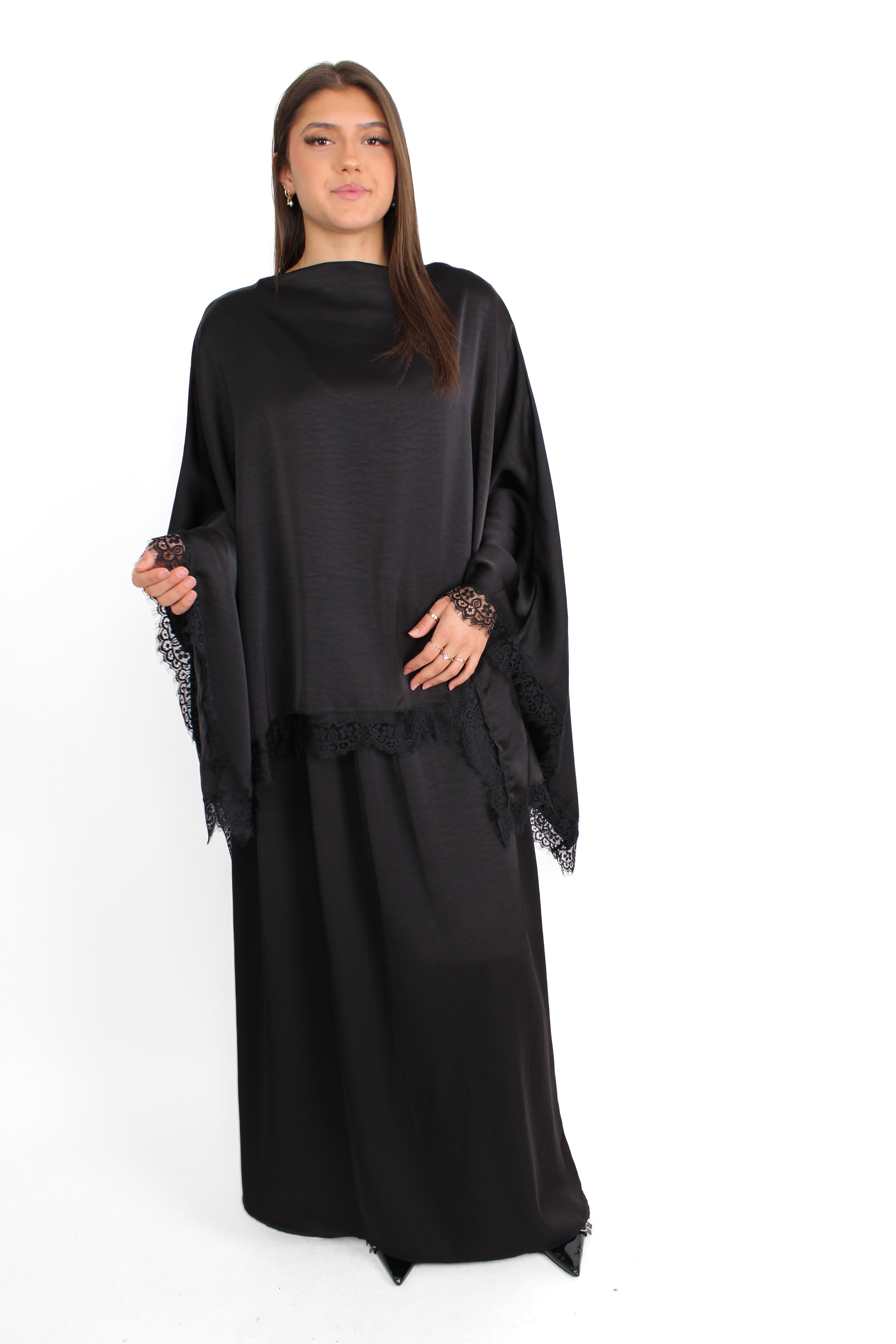 AZRA LACE SET - BLACK