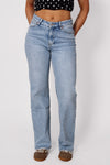 MID WAIST WIDE LEG JEANS 3781-1 - DENIM