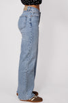 MID WAIST WIDE LEG JEANS 3781-1 - DENIM