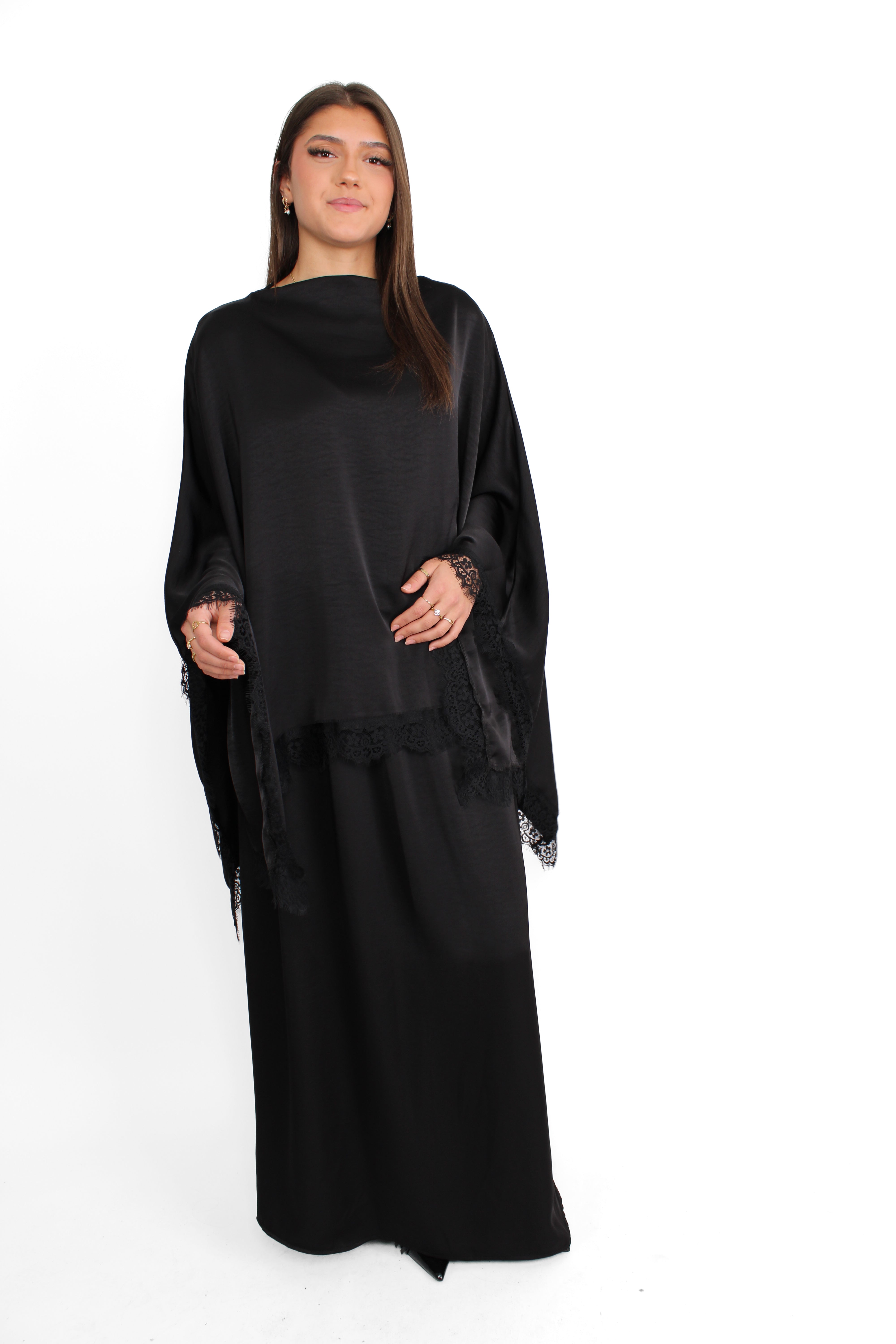 AZRA LACE SET - BLACK