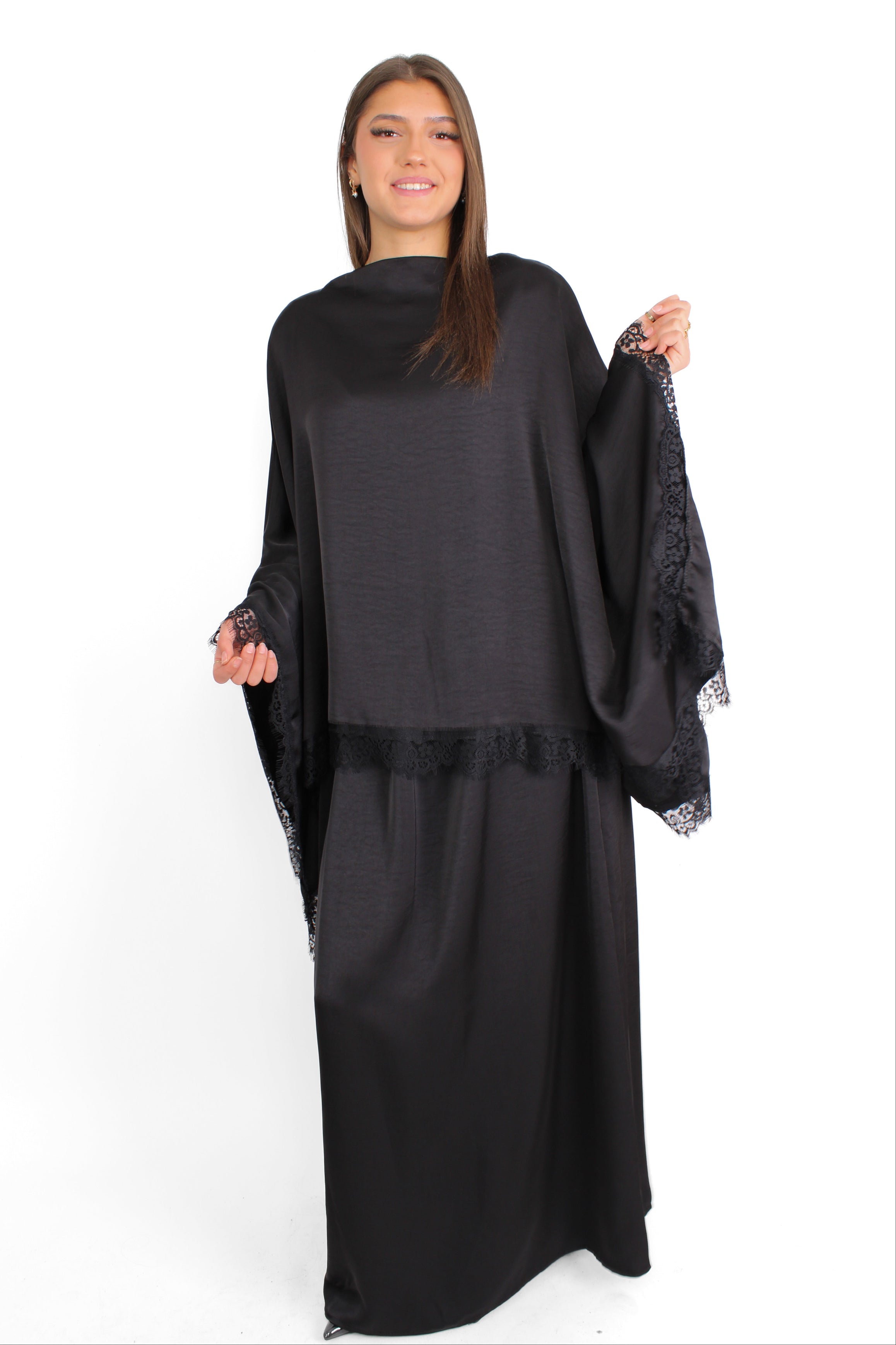 AZRA LACE SET - BLACK