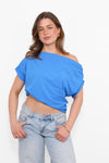 SOFT DRAPE OFF SHOULDER TOP