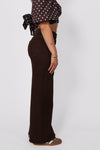 WIDE LEG JEANS 9091-9 - DARK BROWN