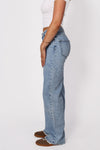MID WAIST WIDE LEG JEANS 3781 - DENIM