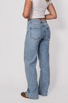 MID WAIST WIDE LEG JEANS 3781 - DENIM